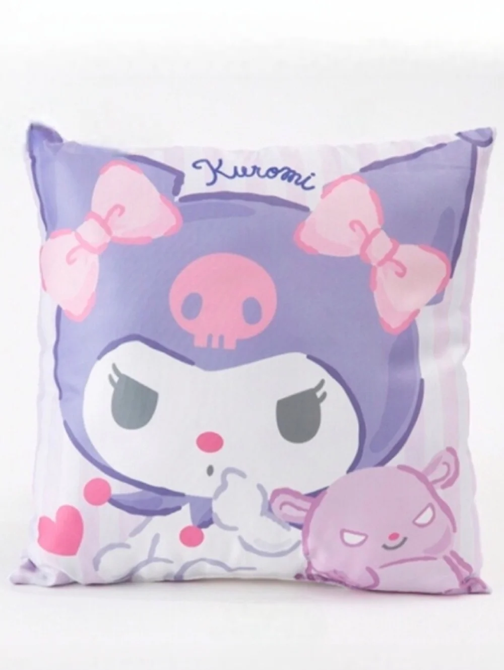 Sanrio Kuromi and Baku square pillow cushion Purple